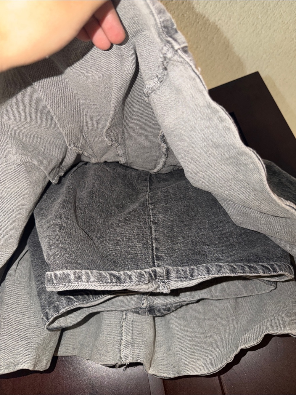 Target Gray Washed Pleated Circle Skirt - Women - Picture 3 of 4